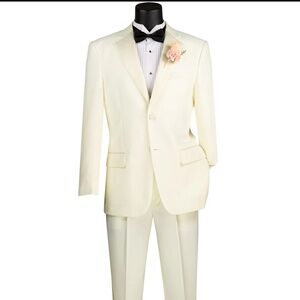 Ivory tuxedo set BRAND NEW